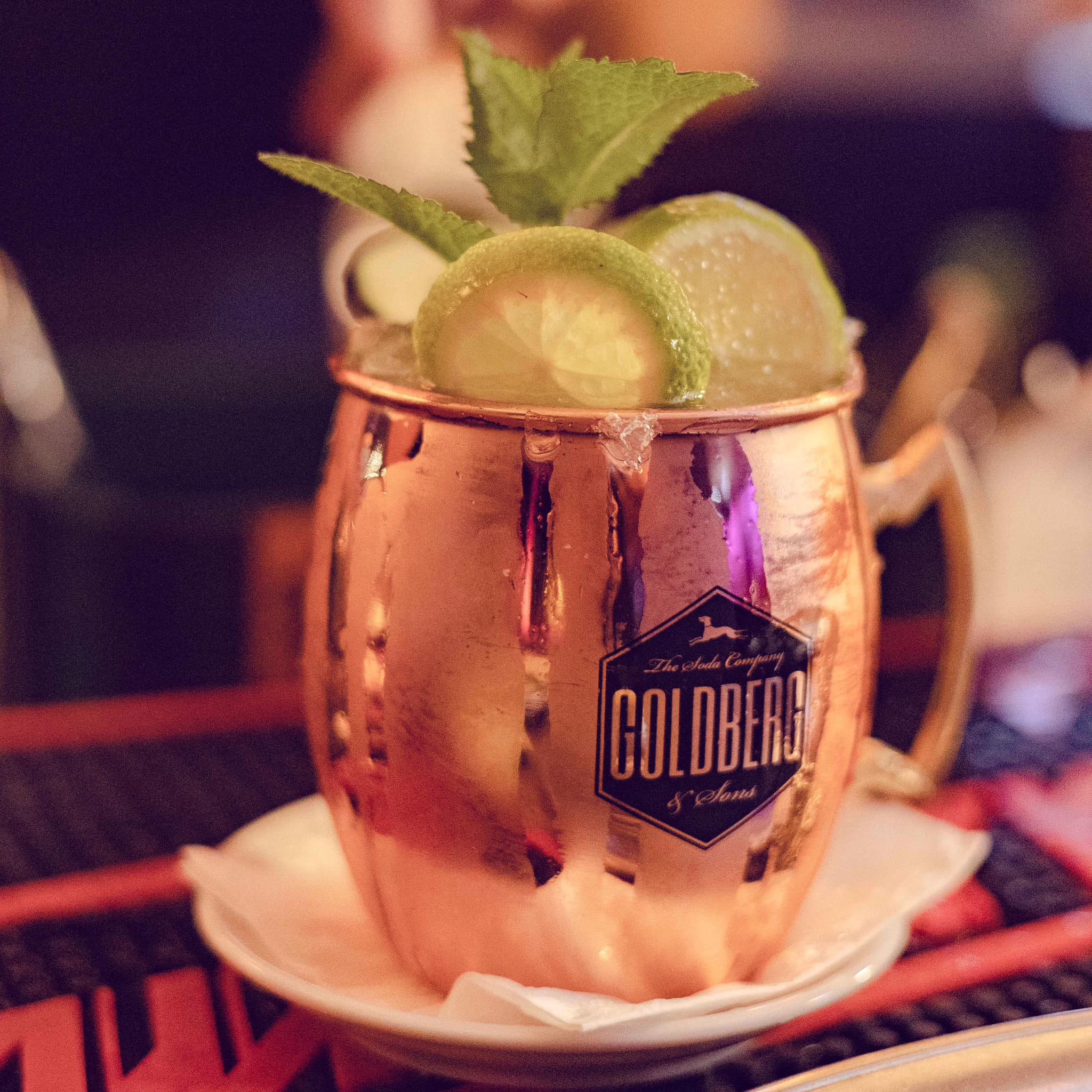Moscow Mule en copa de cobre