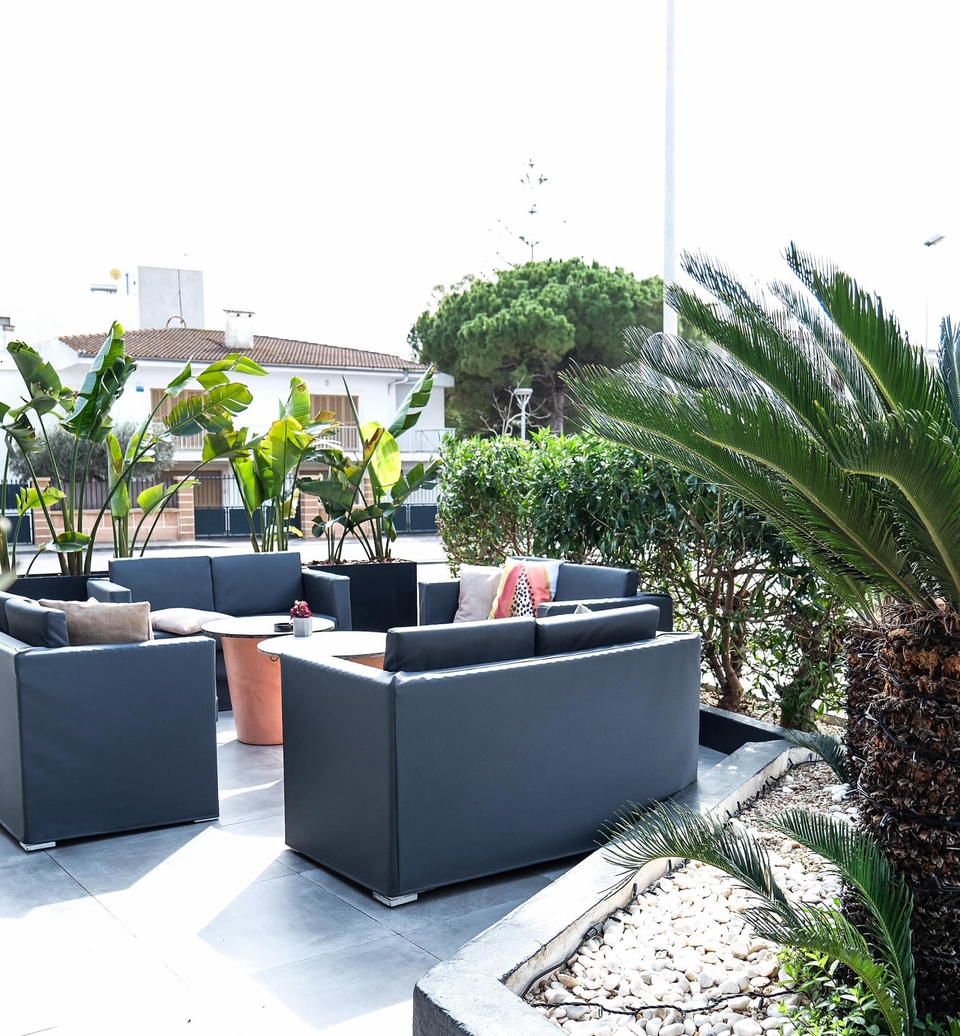 Zona lounge de la terraza